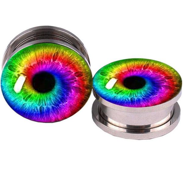 color eyes logo ear plug tunnel 5-16mm piercing expander fake ear plug tunnels earrings ear gauges plu jllxqj home003, Silver
color eyes logo ear plug tunnel 5-16mm piercing expander fake ear plug tunnels earrings ear gauges plu jllxqj home003, Silver