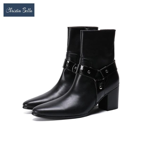 winter men real leather boots black buckle men party short boots dance increase height high heel big size shoes botas
winter men real leather boots black buckle men party short boots dance increase height high heel big size shoes botas