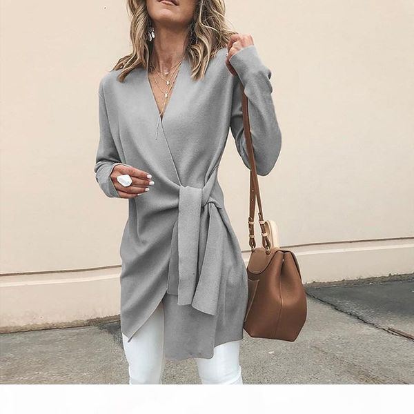 women faux wool blend cardigan solid casual coat sashes v neck long sleeve warp autumn winter bandage lace up coats outwear, Black
women faux wool blend cardigan solid casual coat sashes v neck long sleeve warp autumn winter bandage lace up coats outwear, Black