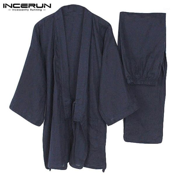 men's sleepwear men kimono set homewear japanese style solid color cotton and pants pajamas loose casual comfy l-5xl1, Black;brown
men's sleepwear men kimono set homewear japanese style solid color cotton and pants pajamas loose casual comfy l-5xl1, Black;brown