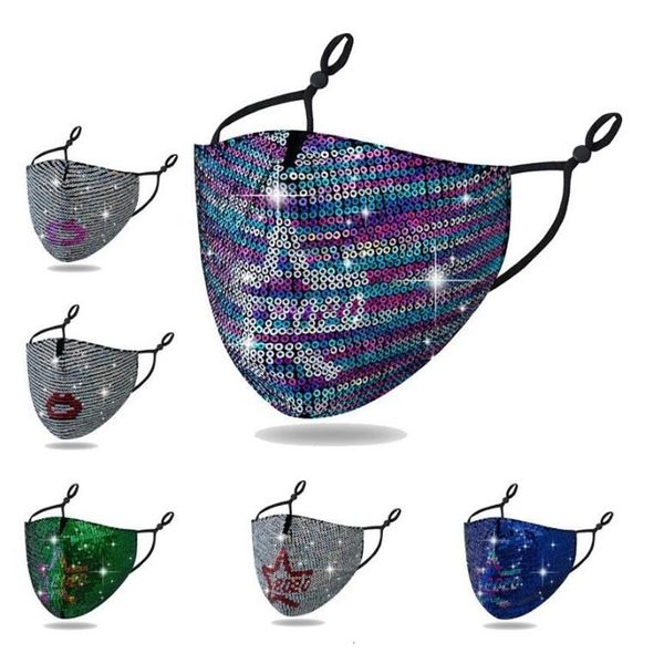 five-pointed fashion bling sequins face breathable dustproof star lips mask reusable protective masks yya368
five-pointed fashion bling sequins face breathable dustproof star lips mask reusable protective masks yya368