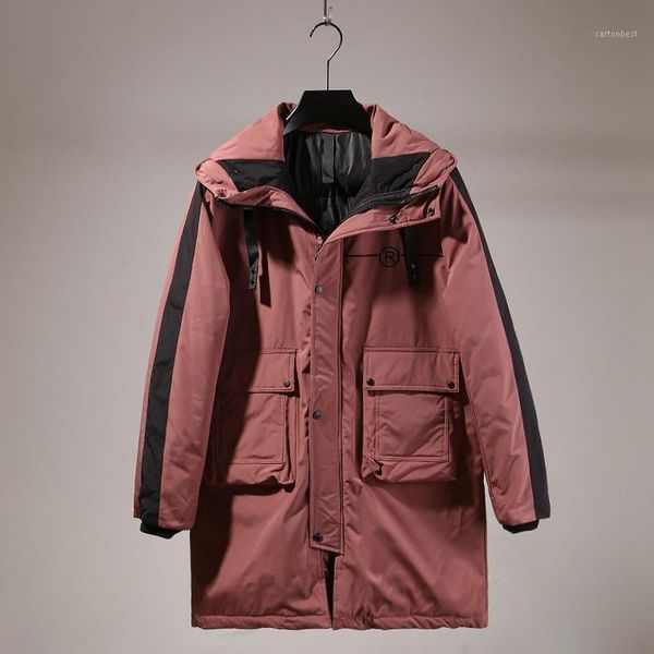 men's down & parkas to wear a simple odm design factory tail 2021 winter thickened and warm medium long hooded windbreake1, Black
men's down & parkas to wear a simple odm design factory tail 2021 winter thickened and warm medium long hooded windbreake1, Black