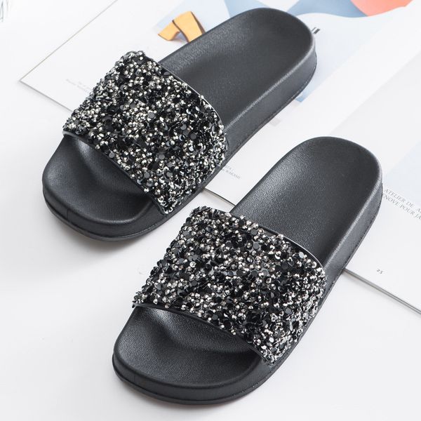 2021 the new women's slippers see batnroom no sliding glitter slides background soft ladies shoes gb1s, Black
2021 the new women's slippers see batnroom no sliding glitter slides background soft ladies shoes gb1s, Black