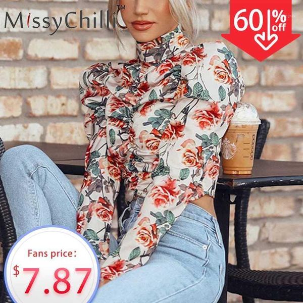 missychilli rose floral print boho crop blouse shirt for women elegant pearl chemise feminine blusa female ladies club 1, White 
missychilli rose floral print boho crop blouse shirt for women elegant pearl chemise feminine blusa female ladies club 1, White