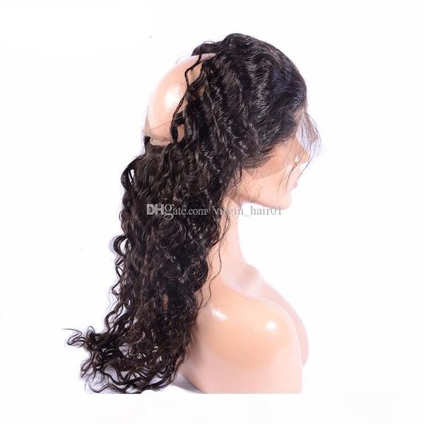 9a brazilian deep wave wavy 360 lace frontal closure with bundles water wave human hair with 360 full frontal lace band closure, Black;brown
9a brazilian deep wave wavy 360 lace frontal closure with bundles water wave human hair with 360 full frontal lace band closure, Black;brown