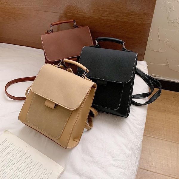 women solid backpack leather school bags for women fashion backpacks for backpack female cute teens bags
women solid backpack leather school bags for women fashion backpacks for backpack female cute teens bags