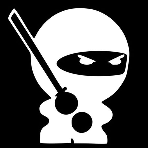 cute and funny ninja body window glass sticker cartoon classic style personality waterproof decal black/white, 13cm*14cm
cute and funny ninja body window glass sticker cartoon classic style personality waterproof decal black/white, 13cm*14cm