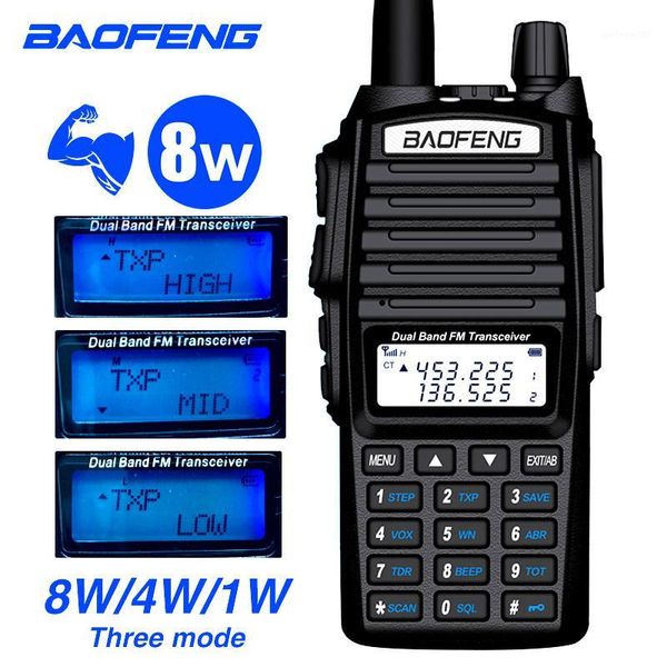 walkie talkie baofeng uv-82 8w two-way radio dual-hand with earphone 136-174/400-520 mhz fm cb ham for outdoor transceiver1
walkie talkie baofeng uv-82 8w two-way radio dual-hand with earphone 136-174/400-520 mhz fm cb ham for outdoor transceiver1