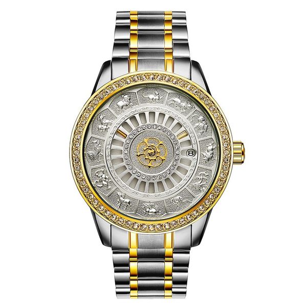 new diamond-encrusted fashion casual automatic mechanical men's waterproof calendar retro resistant watch, Slivery;brown
new diamond-encrusted fashion casual automatic mechanical men's waterproof calendar retro resistant watch, Slivery;brown
