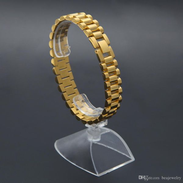 hip hop jewelry gold silver black blue colors watch strap link bracelet stainless steel bangle cool gift for men and women
hip hop jewelry gold silver black blue colors watch strap link bracelet stainless steel bangle cool gift for men and women