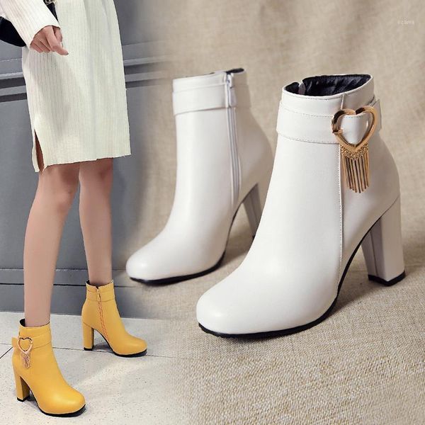 boots ymechic 2021 fashion autumn yellow white bride party shoes buckle tassel womens large size high heel ankle for women1, Black
boots ymechic 2021 fashion autumn yellow white bride party shoes buckle tassel womens large size high heel ankle for women1, Black