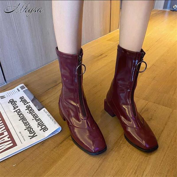 boots 2021 autumn women's square toe mid-tube white elastic short thin comfortable soft sole single w861, Black
boots 2021 autumn women's square toe mid-tube white elastic short thin comfortable soft sole single w861, Black