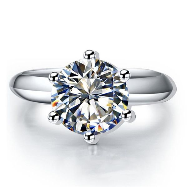 cluster rings classic 2ct round cut engagement ring for women sona simulated diamond 925 sterling silver promise wedding band, Golden;silver
cluster rings classic 2ct round cut engagement ring for women sona simulated diamond 925 sterling silver promise wedding band, Golden;silver