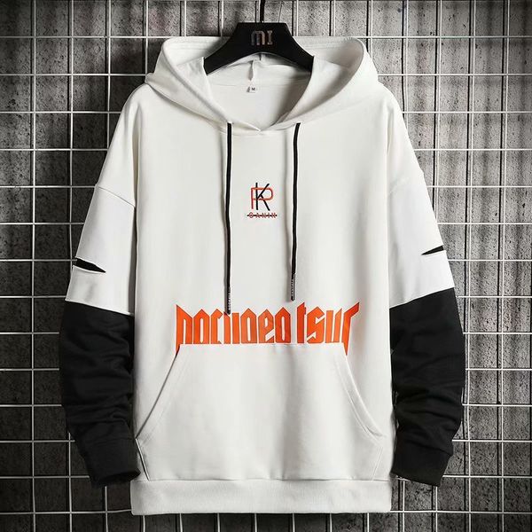 spring autumn men's hoodies punk style streetwear long sleeve pullover sweatshirts men casual splicing loose hoodie men, Black
spring autumn men's hoodies punk style streetwear long sleeve pullover sweatshirts men casual splicing loose hoodie men, Black