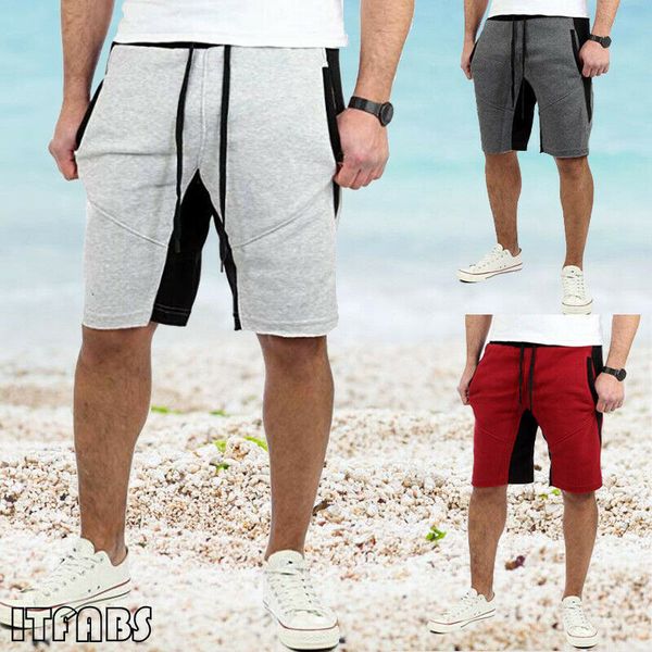 new arrival men summer color matching board shorts loose beach shorts knee length jogger elastic shorts y1209
new arrival men summer color matching board shorts loose beach shorts knee length jogger elastic shorts y1209