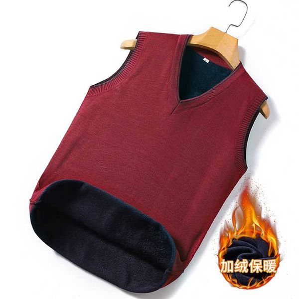 men's vests plus velvet vest middle-aged and elderly simple solid color sweater v-neck dad fur waistcoat, Black;white
men's vests plus velvet vest middle-aged and elderly simple solid color sweater v-neck dad fur waistcoat, Black;white