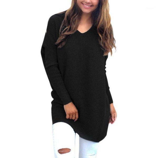 women winter warm baggy sweaters thin jumper outwear women v-neck chunky knitted oversized1, White;black
women winter warm baggy sweaters thin jumper outwear women v-neck chunky knitted oversized1, White;black