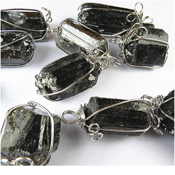 1pcs wire wrapped irregular shaped natural black tourmaline pendants chakra healing point reiki raw stone charms jewelr qylabl
1pcs wire wrapped irregular shaped natural black tourmaline pendants chakra healing point reiki raw stone charms jewelr qylabl