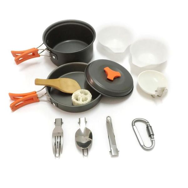 camp kitchen 12pcs outdoor camping cookware kit hiking picnic bbq backpacking cooking bowl pot fry pan dinner survival equipment
camp kitchen 12pcs outdoor camping cookware kit hiking picnic bbq backpacking cooking bowl pot fry pan dinner survival equipment