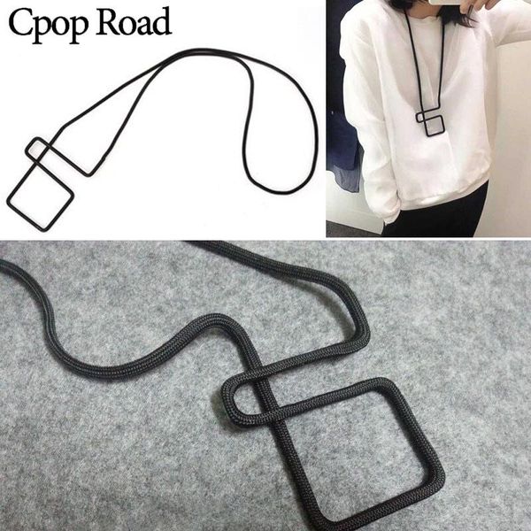 pendant necklaces cpop personality simple geometric necklace fashion jewelry maze statement sweater chain women accessories girl gift, Silver
pendant necklaces cpop personality simple geometric necklace fashion jewelry maze statement sweater chain women accessories girl gift, Silver