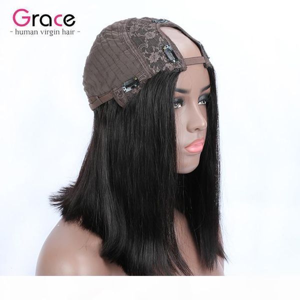 pixie cut short bob wig u part straight human hair malaysian remy glueless wigs 150% density natural short clip on lace wig for black women, Black;brown
pixie cut short bob wig u part straight human hair malaysian remy glueless wigs 150% density natural short clip on lace wig for black women, Black;brown