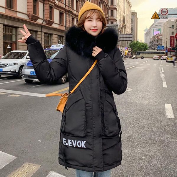 2019 women warm long winter jas capuchon with hairy loose women's jacket exit parka mujer invierno1, Black 
2019 women warm long winter jas capuchon with hairy loose women's jacket exit parka mujer invierno1, Black