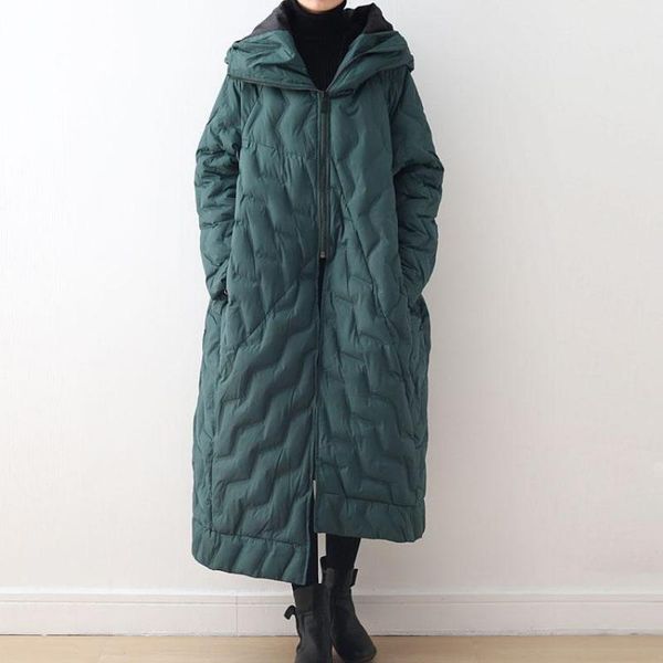 johnature new leisure fashion irregular zipper hooded down coats 2020 autumn winter loose plus size thickened women down coat q1214, Black
johnature new leisure fashion irregular zipper hooded down coats 2020 autumn winter loose plus size thickened women down coat q1214, Black