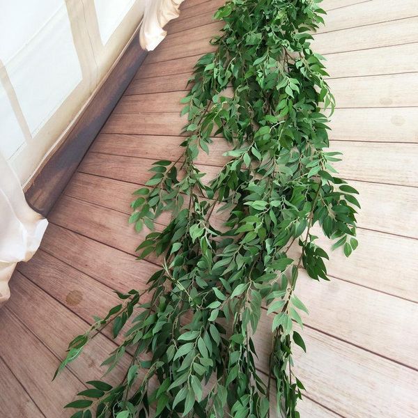 190cm artificial wedding decoration fake vine plant leaf garland home garden wall eucalyptus1
190cm artificial wedding decoration fake vine plant leaf garland home garden wall eucalyptus1