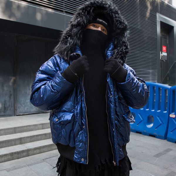 2021 Autumn Winter New Men's Loose Parkas Thicken Warm Hooded Coats Korean Streetwear Casual Oversize Man Parka Clothing Dqxu, Black
2021 Autumn Winter New Men's Loose Parkas Thicken Warm Hooded Coats Korean Streetwear Casual Oversize Man Parka Clothing Dqxu, Black