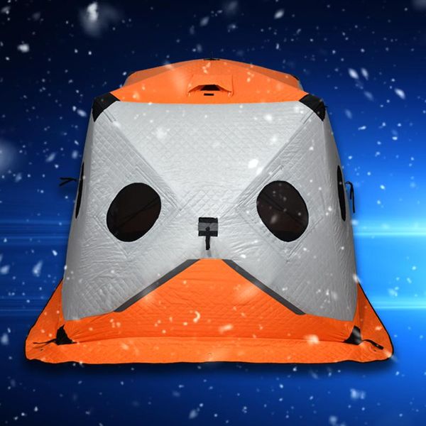 3-4 person winter ice fishing tent three layer thickened warm cotton tourist camping tent large quick opening 200*200*175cm
3-4 person winter ice fishing tent three layer thickened warm cotton tourist camping tent large quick opening 200*200*175cm
