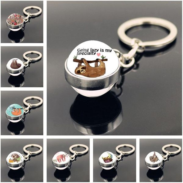 keychains 2021 animal keychain jewelry with cute sloth sweet sloths keyring art handmade glass ball, Silver
keychains 2021 animal keychain jewelry with cute sloth sweet sloths keyring art handmade glass ball, Silver