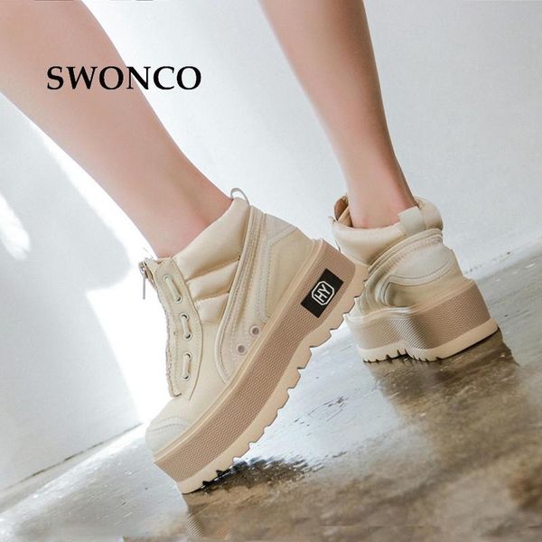 boots swonco women's ankle boot 2021 autumn winter fashion zip sneakers platform for women female shoes woman sneaker, Black
boots swonco women's ankle boot 2021 autumn winter fashion zip sneakers platform for women female shoes woman sneaker, Black