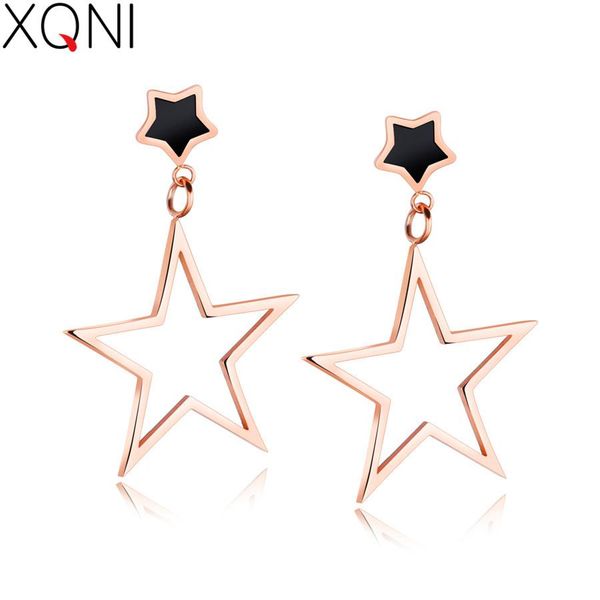xqni occident teperament simple five-pointed individuality fashion long drop titanium earrings for gift xqni occident bbyblt, Golden
xqni occident teperament simple five-pointed individuality fashion long drop titanium earrings for gift xqni occident bbyblt, Golden