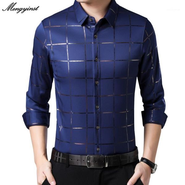 2020 autumn winter mens fashion long sleeve plaid shirt camisa social masculina male business casual single-breasted dress shirt1, White;black
2020 autumn winter mens fashion long sleeve plaid shirt camisa social masculina male business casual single-breasted dress shirt1, White;black