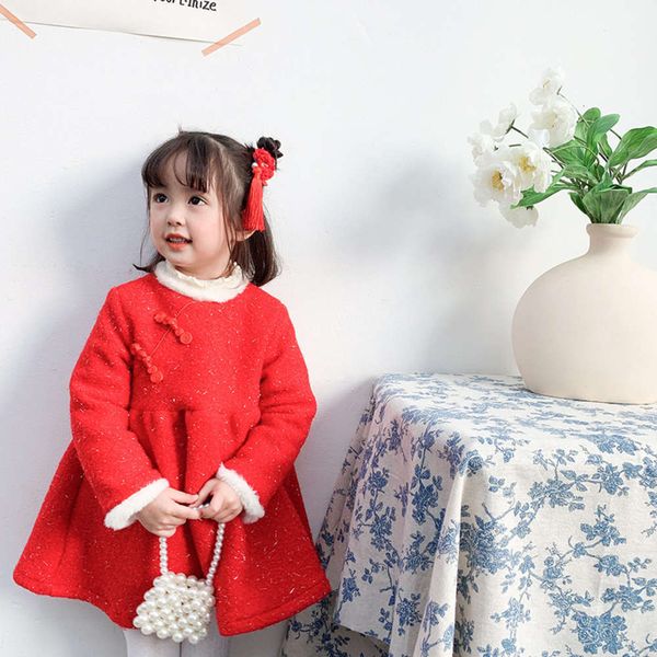 winter treasure cheongsam women's hanfu tang drs chine sle girls' new year cloth megk, Red;yellow
winter treasure cheongsam women's hanfu tang drs chine sle girls' new year cloth megk, Red;yellow