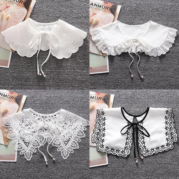 bow ties 27 styles women lace fake collar cloud shoulder false doll shirt detachable blouse necklace shawl wrap accessory, Black;gray
bow ties 27 styles women lace fake collar cloud shoulder false doll shirt detachable blouse necklace shawl wrap accessory, Black;gray