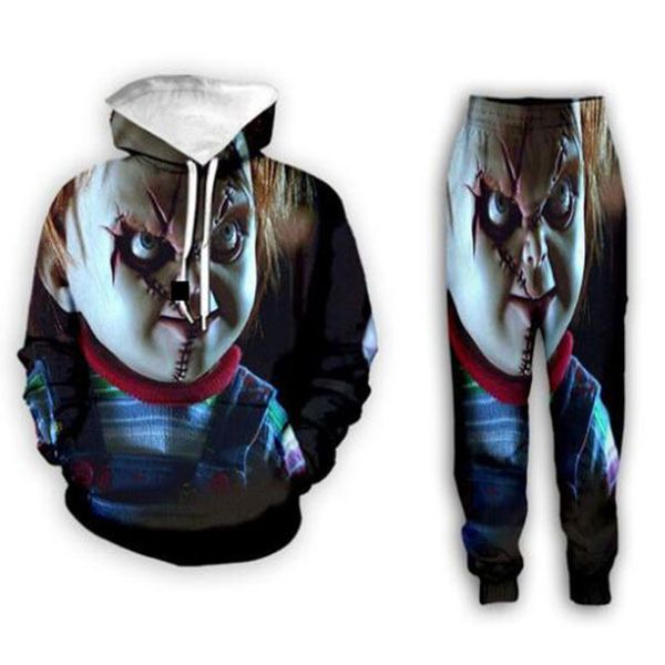 new men/womens halloween horror movie chucky funny 3d print fashion tracksuits hip hop pants + hoodies mh089, Gray
new men/womens halloween horror movie chucky funny 3d print fashion tracksuits hip hop pants + hoodies mh089, Gray