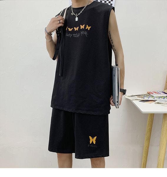 2021 the new clothes fashion jogging will see suit two pieces men's clothing plus laon, Gray 
2021 the new clothes fashion jogging will see suit two pieces men's clothing plus laon, Gray