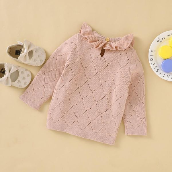 new fashion baby girls sweater ruffle collar princess girls knitted pullover kids basic sweater knitted outerwear clothes hot, Blue
new fashion baby girls sweater ruffle collar princess girls knitted pullover kids basic sweater knitted outerwear clothes hot, Blue