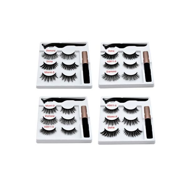 3 pairs magnetic eyelashes + eyeliner + tweezers magnet eyelash set false eyelash diamond doha miami ad811
3 pairs magnetic eyelashes + eyeliner + tweezers magnet eyelash set false eyelash diamond doha miami ad811