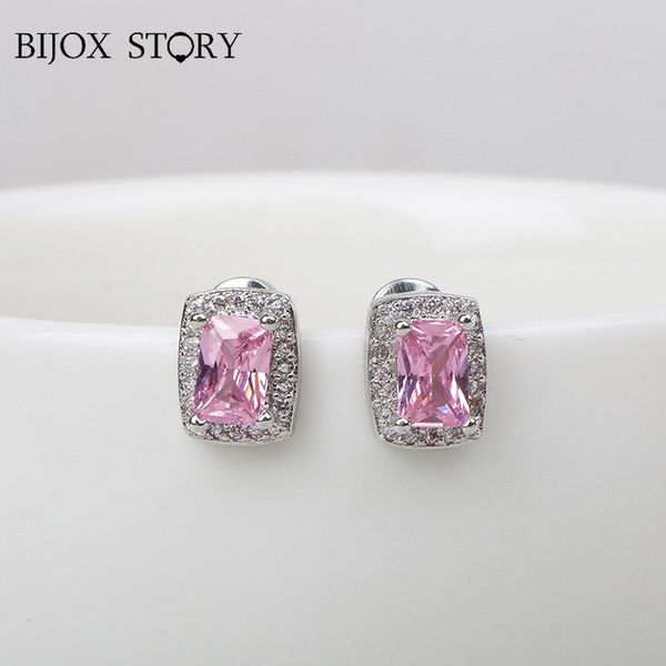 stud bijox story woman earrings 925 silver jewelry with geometric shaped pink zircon gemstone for wedding anniversary, Golden;silver
stud bijox story woman earrings 925 silver jewelry with geometric shaped pink zircon gemstone for wedding anniversary, Golden;silver