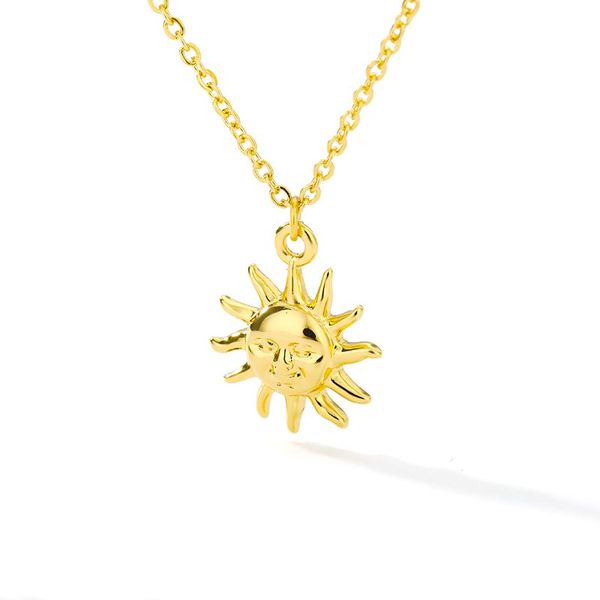 chains stainless steel sun necklace pendant gold christmas charms jewelry for women fashion, Silver
chains stainless steel sun necklace pendant gold christmas charms jewelry for women fashion, Silver
