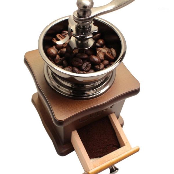 classical wooden mini coffee grinder manual stainless steel retro coffee spice mill with high-quality porcelain movement1
classical wooden mini coffee grinder manual stainless steel retro coffee spice mill with high-quality porcelain movement1