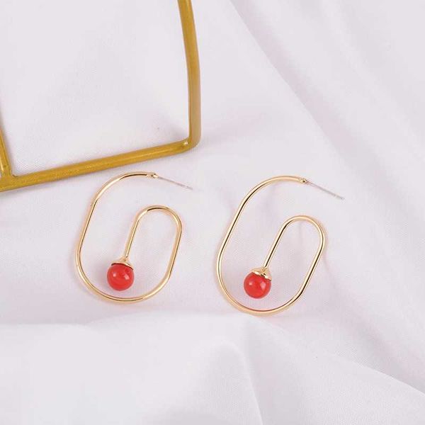 gold earrings hoops teardrop versatile with red pearl minimalist women's long piercing lover jewelry for women female hoop & huggie, Golden;silver
gold earrings hoops teardrop versatile with red pearl minimalist women's long piercing lover jewelry for women female hoop & huggie, Golden;silver