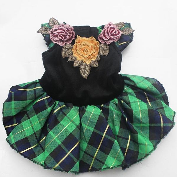 dog apparel plaid cat dress skirt flowers dresses pet puppy party wedding clothes 4 sizes1
dog apparel plaid cat dress skirt flowers dresses pet puppy party wedding clothes 4 sizes1
