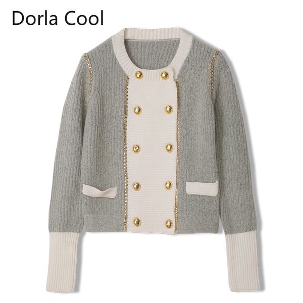 new 2021 spring designer retro-current double-breasted female sweater stylish mesh outerwear s x22u, White;black
new 2021 spring designer retro-current double-breasted female sweater stylish mesh outerwear s x22u, White;black