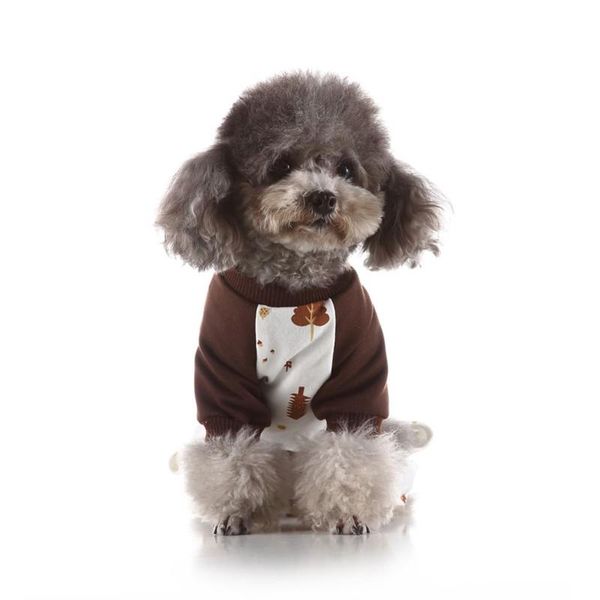 dog pajamas comfortable cotton material soft easy to wear take off durable pet home pajamas four seasons
dog pajamas comfortable cotton material soft easy to wear take off durable pet home pajamas four seasons