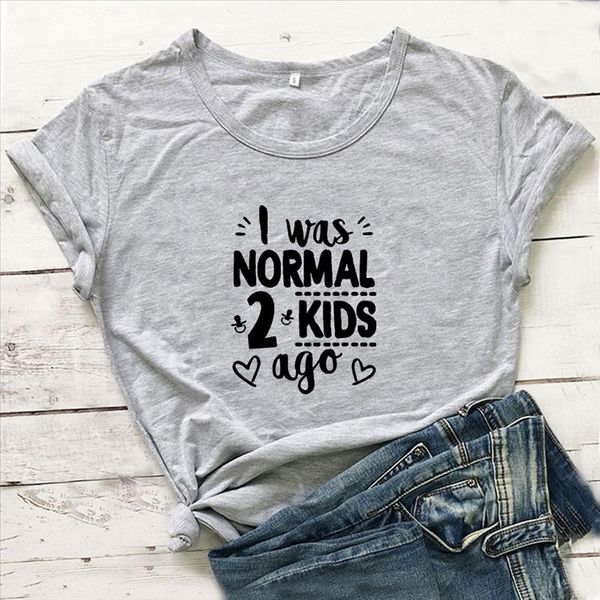i was normal 2 kids ago funny t shirt women short sleeve tshirts cotton women o neck loose camiseta mujer casual tee, White
i was normal 2 kids ago funny t shirt women short sleeve tshirts cotton women o neck loose camiseta mujer casual tee, White