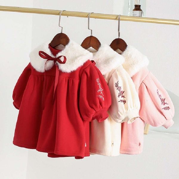 winter embroidery children's new girls clothing 2020 china wind princs expo plush drs detachable collar, Red;yellow
winter embroidery children's new girls clothing 2020 china wind princs expo plush drs detachable collar, Red;yellow
