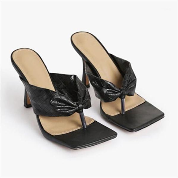 slippers 2021 women summer flip flops fashion braided square toe laies heel mules thin high heels slippers1, Black
slippers 2021 women summer flip flops fashion braided square toe laies heel mules thin high heels slippers1, Black